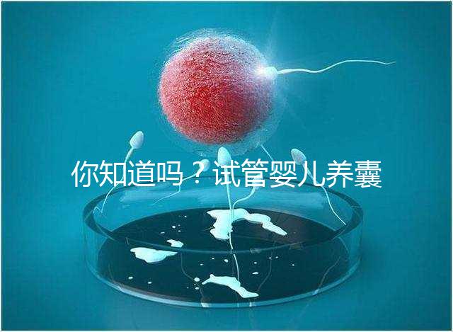 你知道嗎？試管嬰兒養囊的過程比“高考”更殘酷