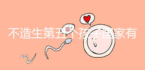 不造生第五個孩子國家有無補(bǔ)貼戳，要罰多少錢答案在這