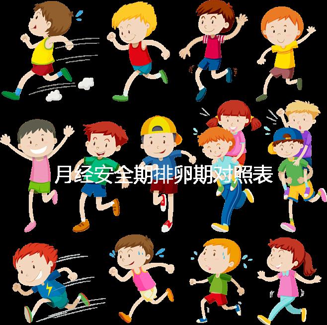 月經安全期排卵期對照表一覽，手把手教你計算備孕日子