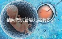 請問做試管嬰兒需要多少錢?