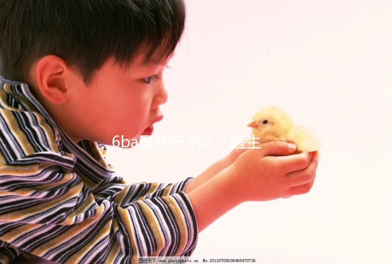 6ba囊胚好不好?醫(yī)生:調(diào)理好身體才是提升成功率的基礎(chǔ)